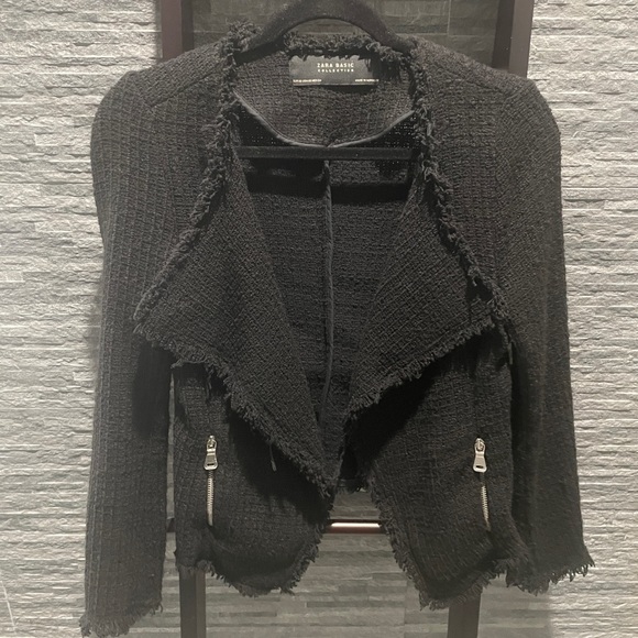 Zara Tweed Type Jacket/Blazer/Sweater - Picture 1 of 10